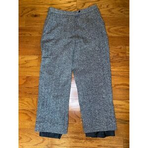 Orvis Women's 100% Wool Lining Black and White Pants‎ Size 10P